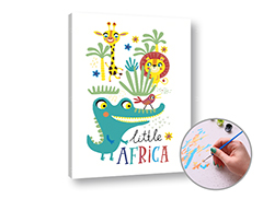 Pikturim sipas numrave LITTLE AFRICA - Level Fillestar