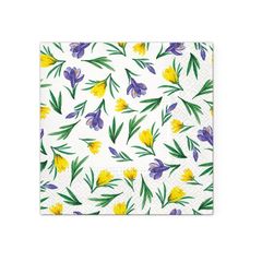 Peceta dekupazhi - SPRING CROCUSES - 1pc