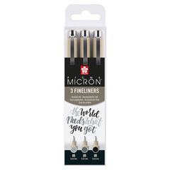 Set stilolapsash teknikë SAKURA PIGMA MICRON 3 FINELINERS